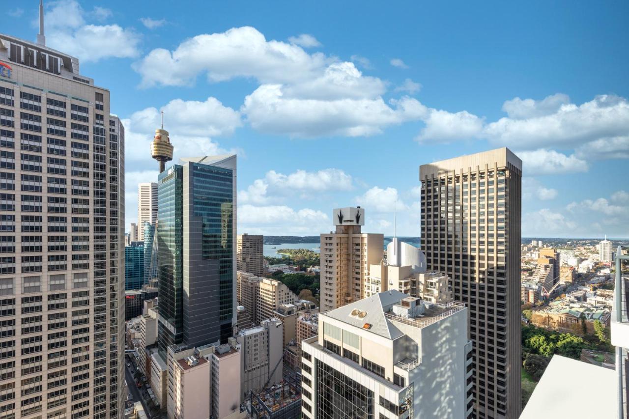 Meriton Suites Pitt Street, Sydney Eksteriør bilde The view from the 26th floor of the hotel