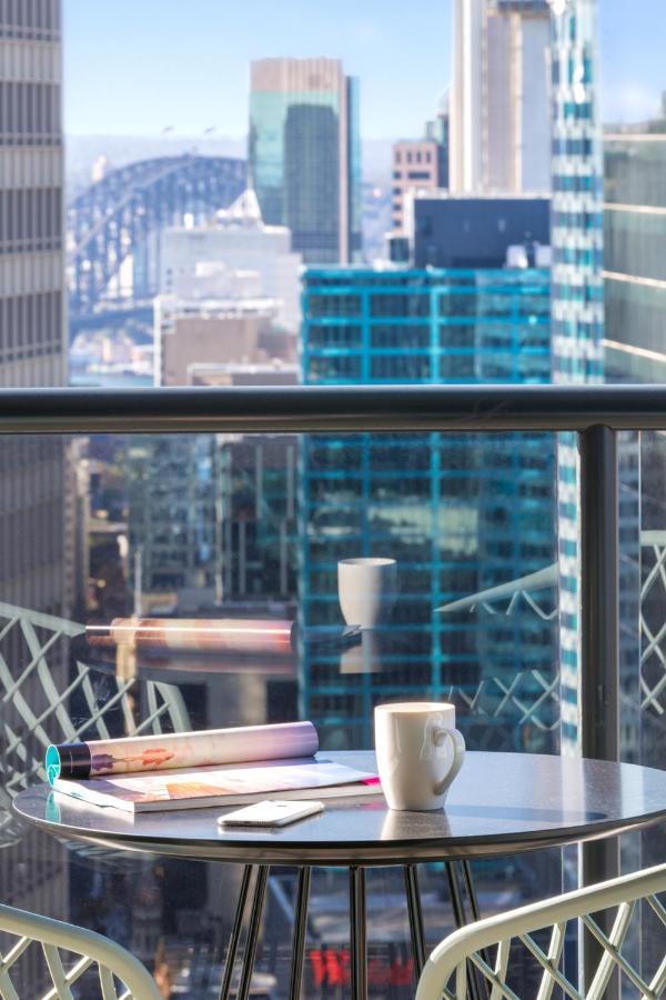 Meriton Suites Pitt Street, Sydney Eksteriør bilde The view from the 10th floor of the hotel