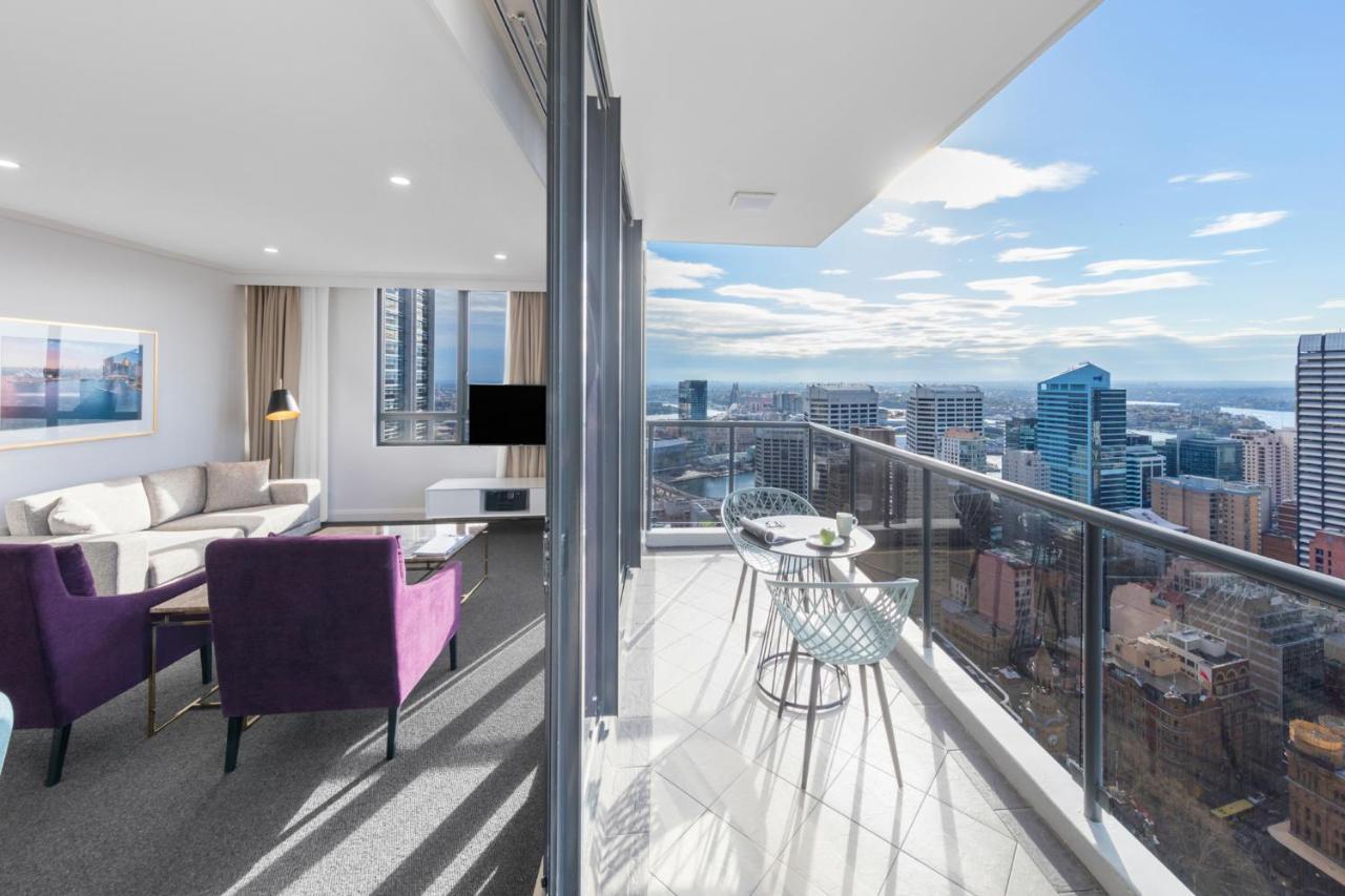 Meriton Suites Pitt Street, Sydney Eksteriør bilde Interior of a typical apartment