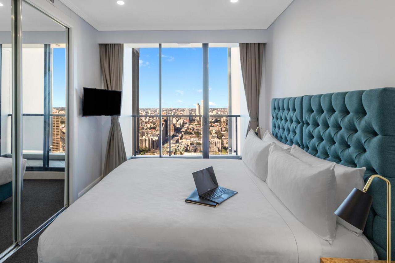Meriton Suites Pitt Street, Sydney Eksteriør bilde Bedroom