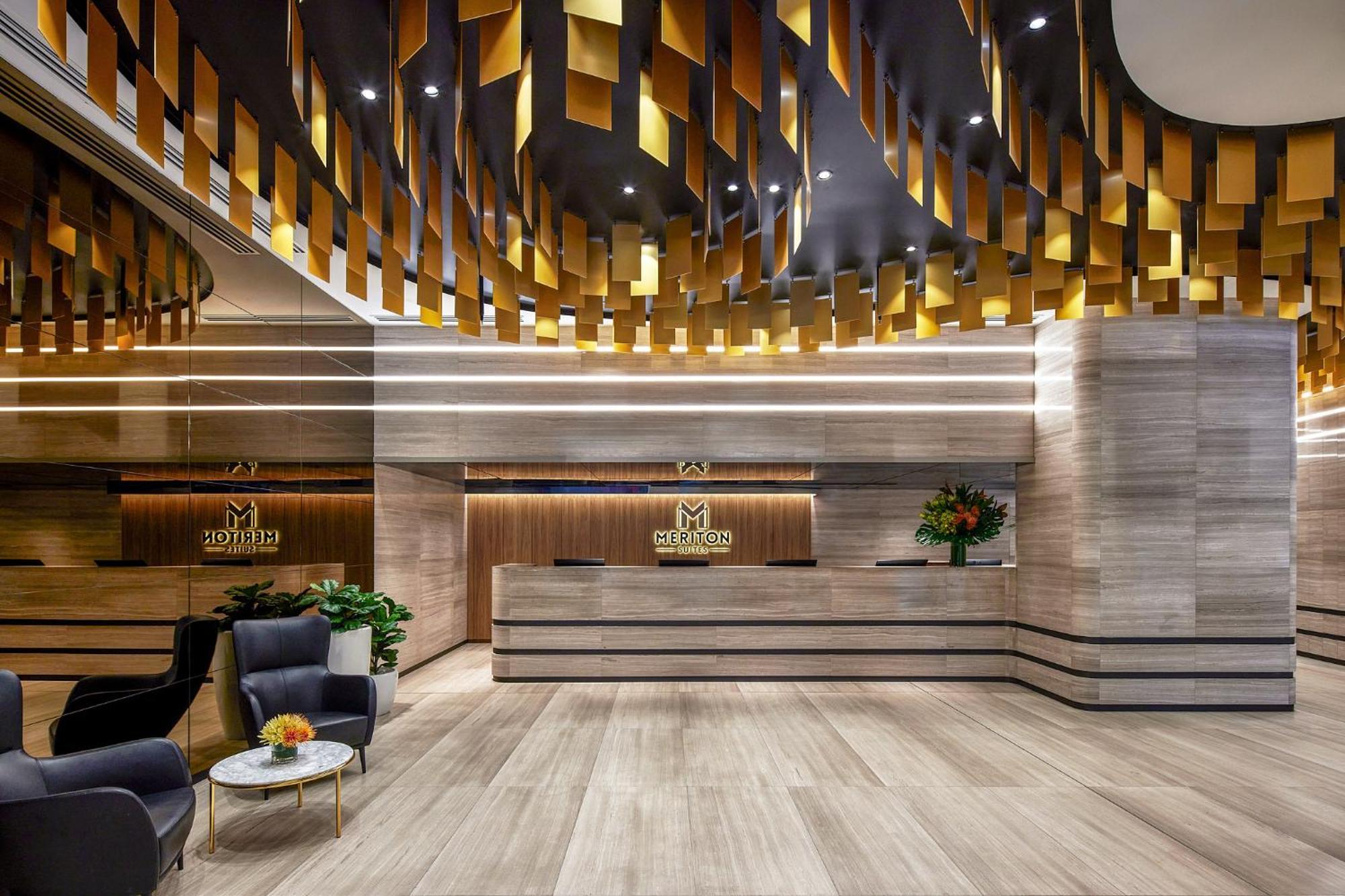 Meriton Suites Pitt Street, Sydney Eksteriør bilde The lobby of the hotel
